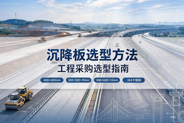 宜州沉降板选择方法