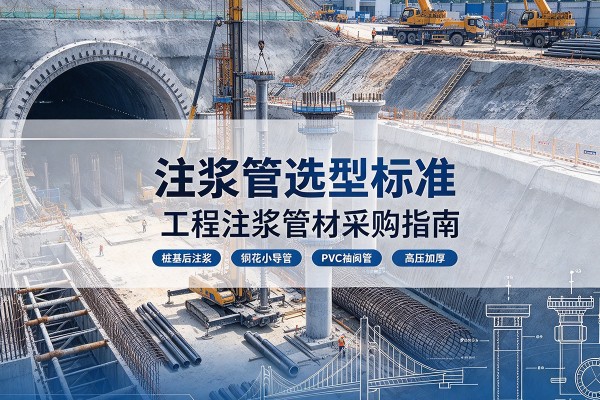 宜州注浆管选型标准