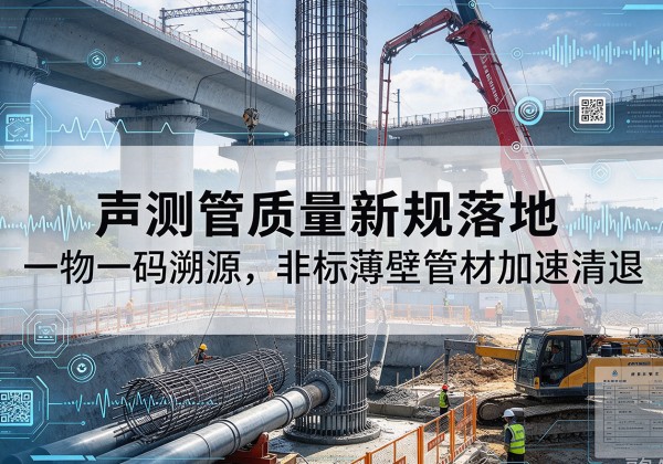宜州声测管质量新规落地，一物一码溯源，非标薄壁管材加速清退