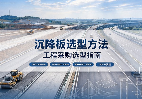 宜州沉降板选择方法